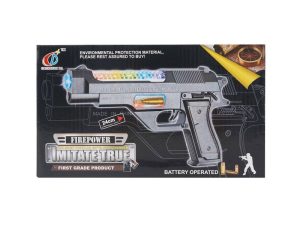 Juguete: Pistola Realista con Luz y Sonido