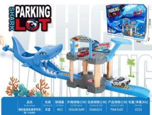 Juguete: Parking Shark Lot – Pista de Tiburón con Rampas
