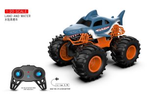 Juguete: ANFIBIO Monster Shark Todo Terreno Tierra y Agua