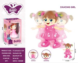 Juguete: Muñeca Dancing Girl con Luz y Música