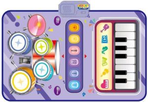Juguete: Tapete Musical 2 en 1 – Piano y Batería Infantil