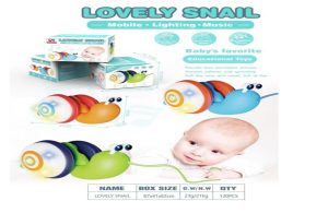 Juguete: Caracol de Arrastre con Luz y Sonid