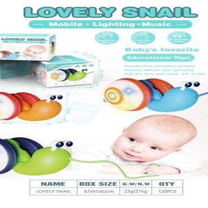 Juguete: Caracol de Arrastre con Luz y Sonid