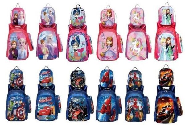 mochilas escolares 
3 en 1