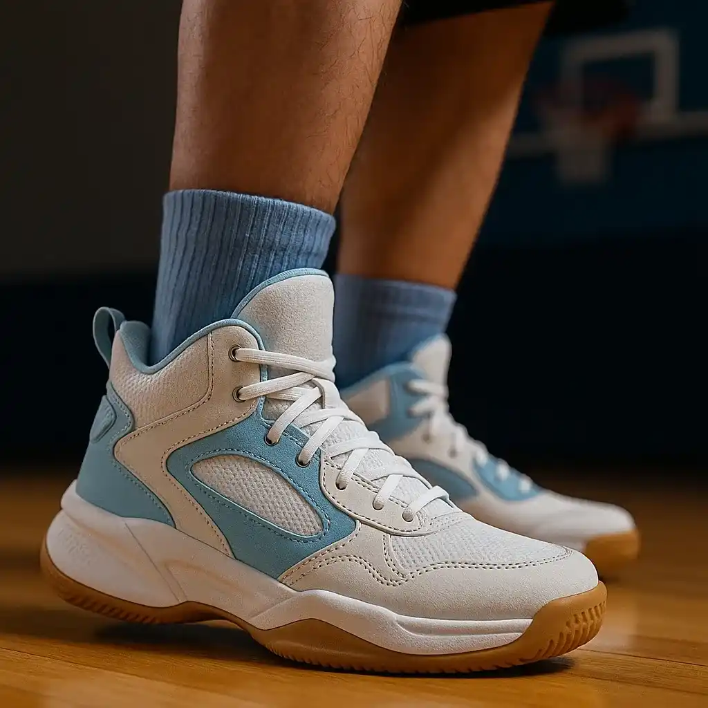 Zapatillas de básquet con refuerzos, suela densa y amortiguación