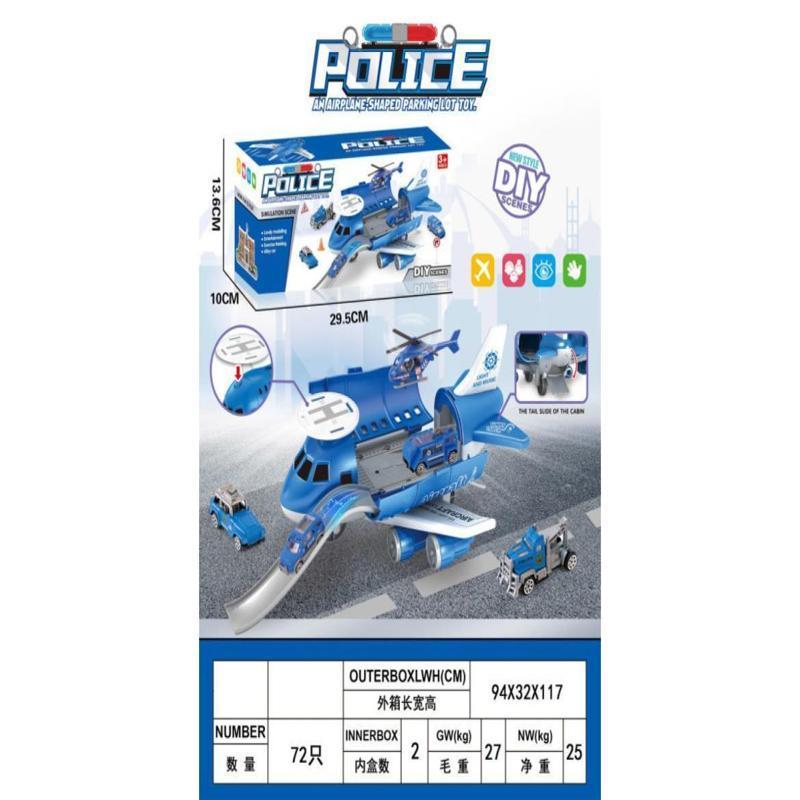 Avion policia porta vehiculos