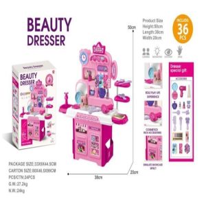 Cómoda de maquillaje armable