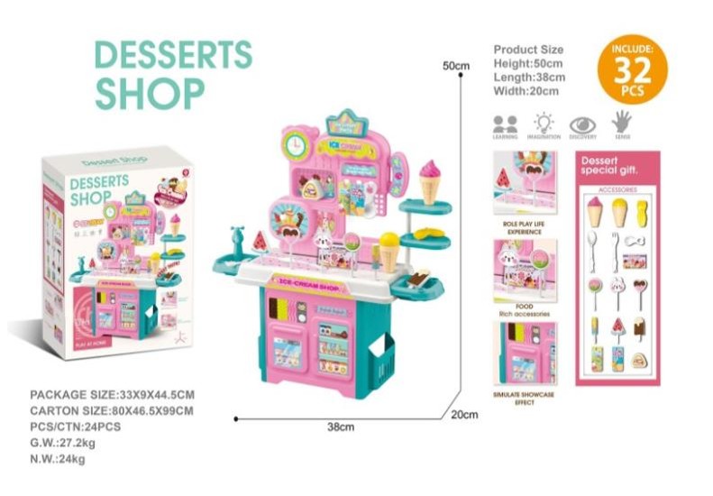 Juego estacion de helados