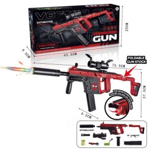 Metralladora vector plegable