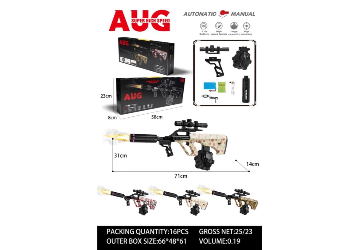 Metralladora vector plegable